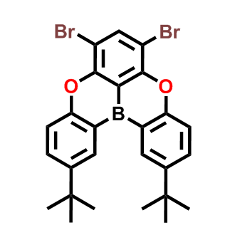 6,8-二溴-2,12-二叔丁基-5,9-二氧杂-13b-硼萘并[3,2,1-de]蒽