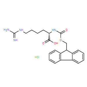 N2-(((9H-芴-9-基)甲氧基)羰基)-N6-甲脒基-L-赖氨酸 盐酸盐