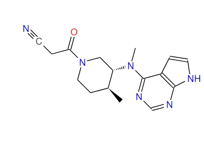 (3R,4S)-4-甲基-3-(甲基-7H-吡咯并[2,3-D]嘧啶-4-氨基)-BETA-氧代-1-哌啶丙腈