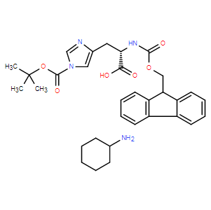Fmoc-L-His(Boc)-OH CHA