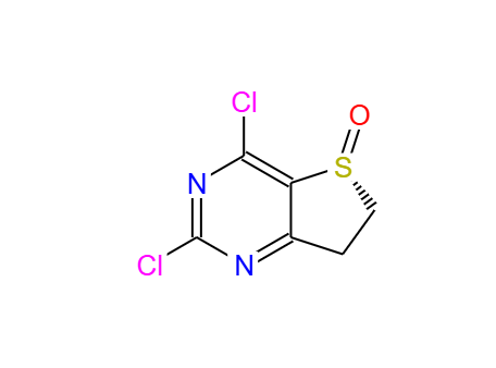 (R)-2,4-二氯-6,7-二氢噻吩并[3,2-d]嘧啶5-氧化物，自产自用医药中间体，品质更有保障。