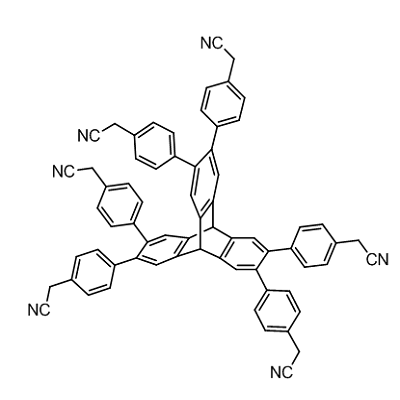 2,2',2'',2''',2''''-((15-(4-(cyanomethyl)cyclohexa-1,3-dien-1-yl)-9,10-dihydro-9,10-[1,2]benzenoanthracene-2,3,6,7,14-pentayl)pentakis(benzene-4,1-diyl))pentaac