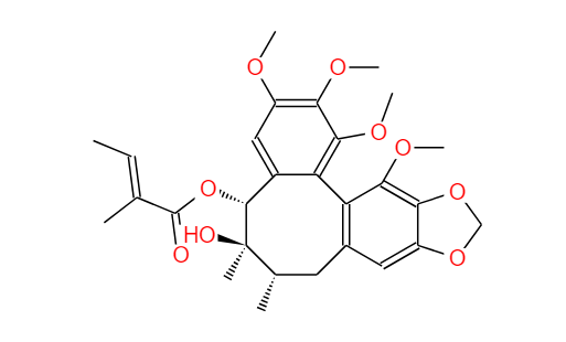 巴豆酰戈米辛P，69176-51-8，Tigloylgomisin P，天然产物，中药对照品。