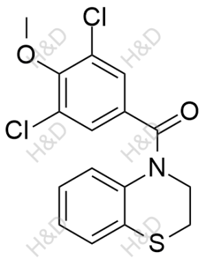 (2H-benzo[b][1,4]thiazin-4(3H)-yl)(3,5-dichloro-4-methoxyphenyl)methanone	多替诺德杂质37