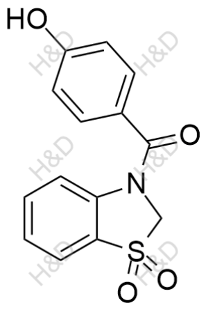 (1,1-dioxidobenzo[d]thiazol-3(2H)-yl)(4-hydroxyphenyl)methanone	多替诺德杂质41