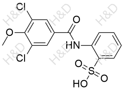 2-(3,5-dichloro-4-methoxybenzamido)benzenesulfonic acid	多替诺德杂质51