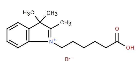 6-(2,3,3-三甲基吲哚-1-鎓-1-基)己酸溴化物