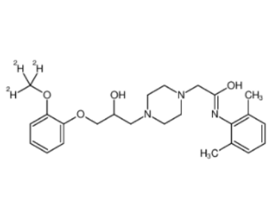 N-(2,6-二甲基苯基)-4-[2-羟基-3-[2-(三氘甲基)苯氧基]丙基]-1-哌嗪乙酰胺