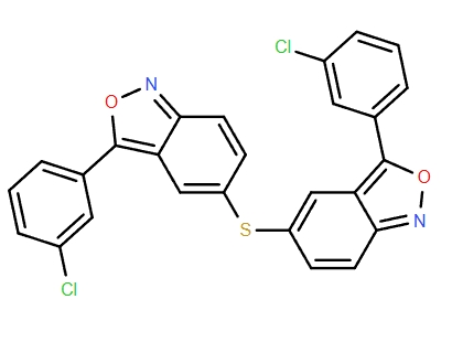 双(3-(3-氯苯基)苯并[C]异噁唑-5-基)磺胺