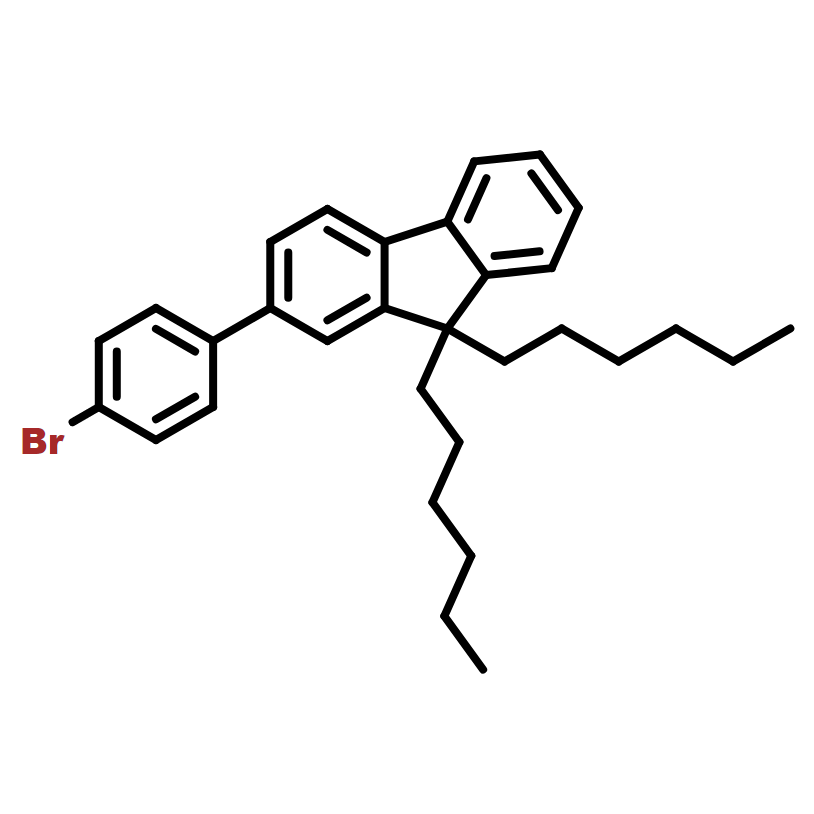 2-(4-溴苯基)-9,9-二己基芴，1392303-45-5