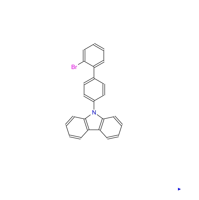 9-(2'-溴-4-联苯基)咔唑