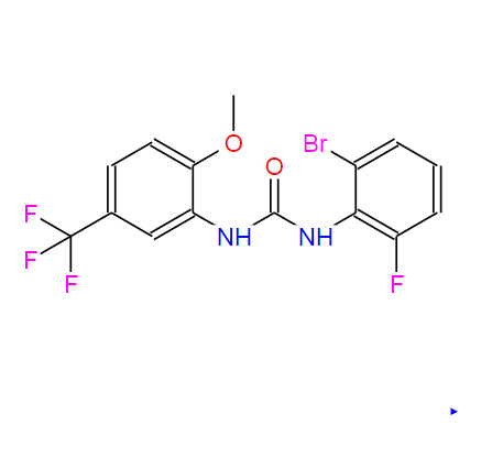 1-(2-溴-6-氟苯基)-3-(2-甲氧基-5-(三氟甲基)苯基)脲