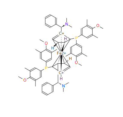 876608-69-4;(S,S)-(-)-2,2'-双[-(N,N-二甲胺苯基甲基-1,1'-双二(3,5-二甲基-4-甲氧基苯基)磷]二茂铁;