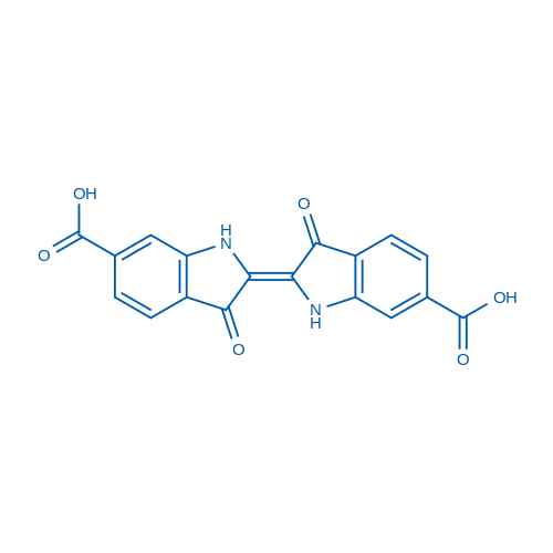 3,3'-Dioxo-[2,2'-biindolinylidene]-6,6'-dicarboxylic acid