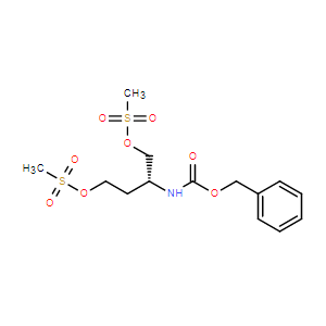 (R)-2-苄氧羰基氨基-1,4-双(甲磺酰氧基)丁烷