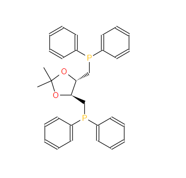 37002-48-5；异丙烯-2,3-二羟-1,4-双二丙基膦丁烷；(4S,5S)-(+)-4,5-Bis(diphenylphosphinomethyl)-2,2-dimethyl-1,3-dioxolane