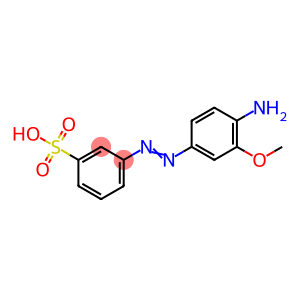 3-[(4-氨基-3-甲氧基苯基)偶氮]-苯磺酸138-28-3