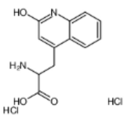 2-氨基-3-(4-(1,2)-二氢-2-氧代喹啉丙酸盐酸盐