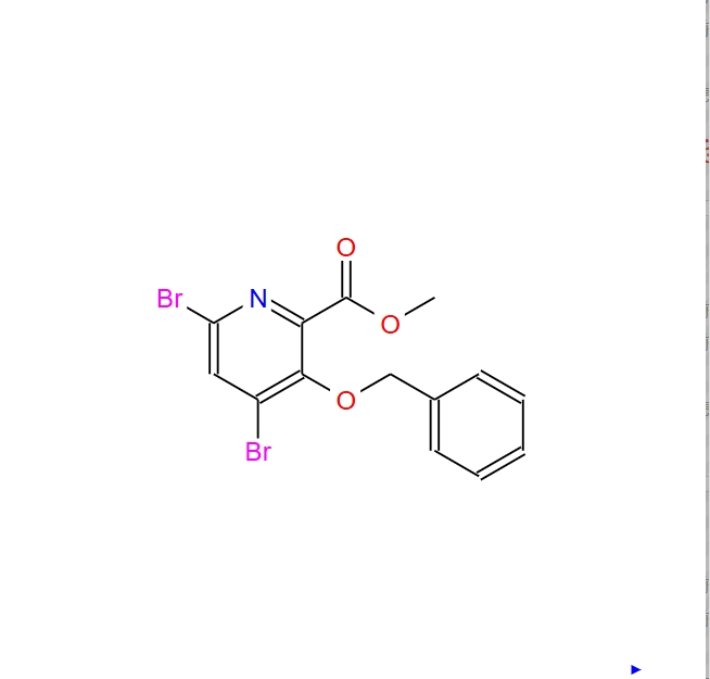 3-(苄氧基)-4,6-二溴吡啶甲酸甲酯