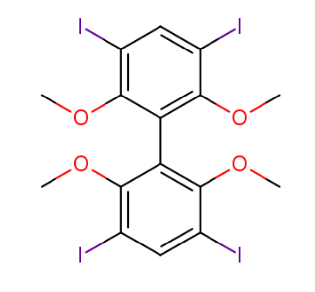 3,3',5,5'-tetraiodo-2,2',6,6'-tetramethoxy-1,1'-biphenyl  1040378-97-9