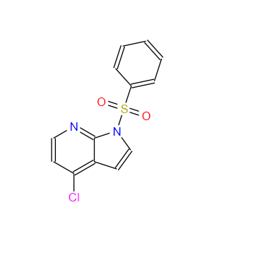 744209-63-0；4-氯-1-苯磺酰基-1H-吡咯并[2,3-B]吡啶；1H-Pyrrolo[2,3-b]pyridine, 4-chloro-1-(phenylsulfonyl)-