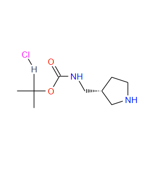 1217858-20-2?；(R)-3-N-BOC-氨甲基吡咯烷盐酸盐；R-3-(BOC-AMINOMETHYL)-PYRROLIDINE-HCl