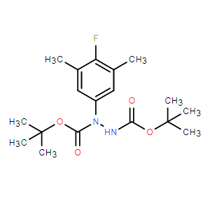 1-(4-氟-3,5-二甲基苯基)肼-1,2-二羧酸二叔丁酯