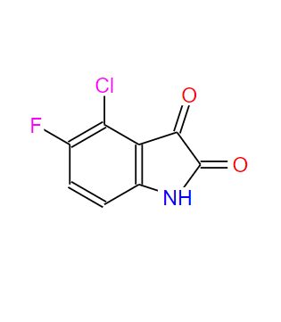 84378-94-9；4-氯-5-氟-1H-吲哚-2,3-二酮；4-chloro-5-fluoro-1H-indole-2,3-dione