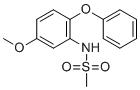 CAS 登录号：123664-84-6, N-(5-甲氧基-2-苯氧基苯基)甲烷磺酰胺