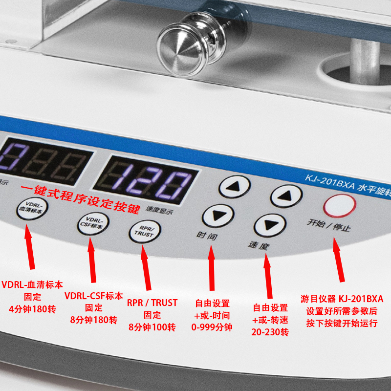 上海游目仪器医院检验科梅毒旋转仪RPR水平旋转仪静音型回旋脱色摇床血液混匀大自血混匀器