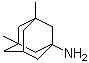 CAS 登录号：19982-08-2 (51052-62-1), 3,5-二甲基金刚胺, 美金刚胺