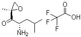 CAS 登录号：247068-85-5, (2S)-2-氨基-4-甲基-1-[(2R)-2-甲基环氧乙烷基]-1-戊酮三氟乙酸盐