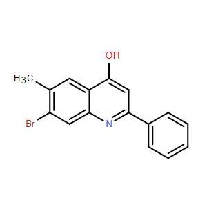 7-溴-6-甲基-2-苯基喹啉-4-醇