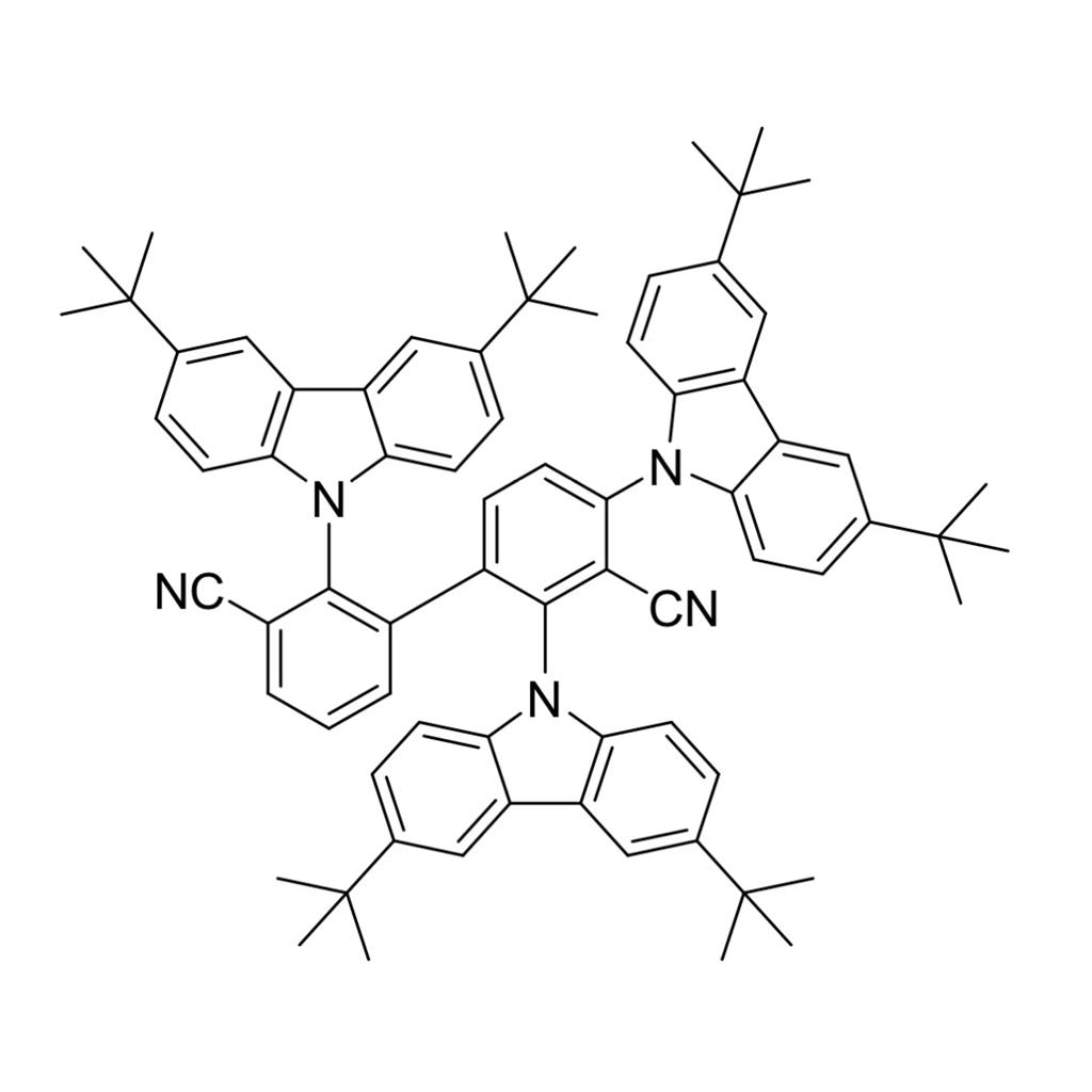 2,2',4-tris(3,6-di-tert-butyl-9H-carbazol-9-yl)-[1,1'-biphenyl]-3,3'-dicarbonitrile