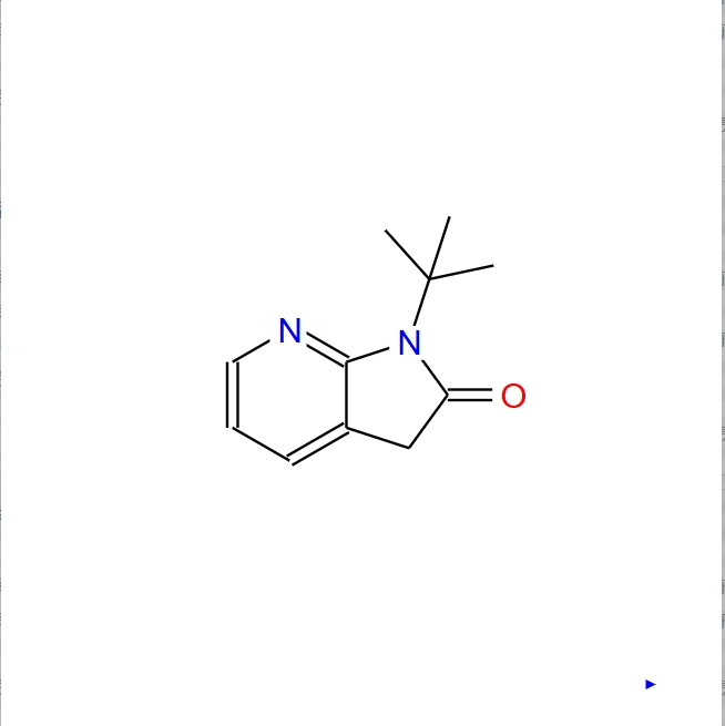 1-(叔丁基)-1,3-二氢-2H-吡咯并[2,3-B]吡啶-2-酮