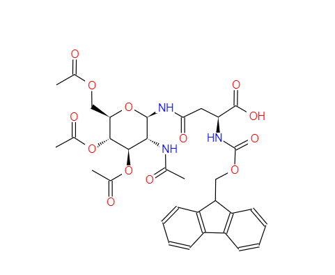 Fmoc-Asn(GlcNAc(Ac)3-β-D)-OH