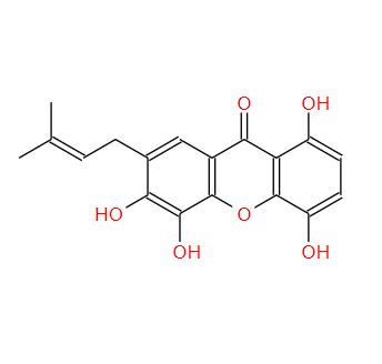 1001424-68-5；1,4,5,6-四羟基-7-苯基氧蒽酮；1,4,5,6-Tetrahydroxy-7-prenylxanthone