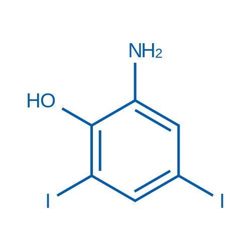 2-氨基-4,6-二碘苯酚
