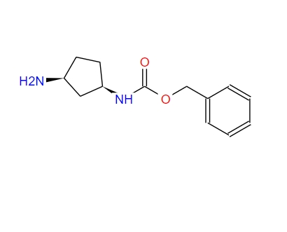 Carbamic acid, N-[(1R,3S)-3-aminocyclopentyl]-, phenylmethyl ester