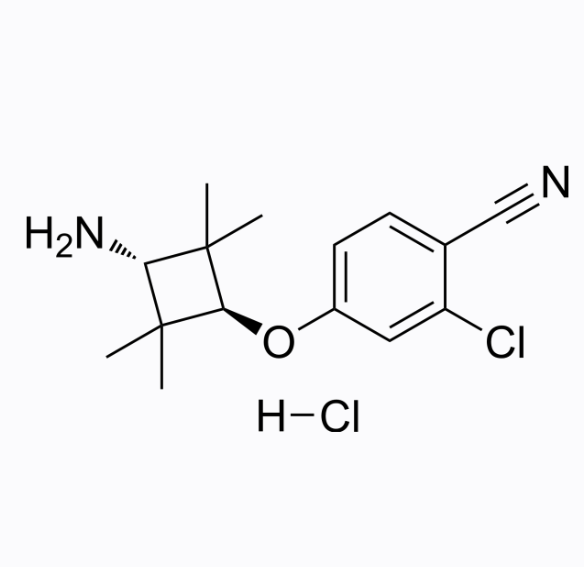 4-(反式-3-氨基-2,2,4,4-四甲基环丁氧基)-2-氯苯甲腈盐酸盐