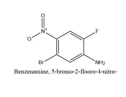 Benzenamine, 5-bromo-2-fluoro-4-nitro-