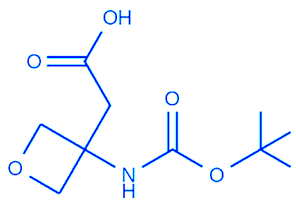 2-(3-((叔丁氧基羰基)氨基)氧杂环丁烷-3-基)乙酸