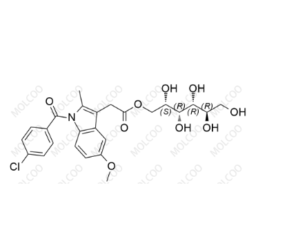 吲哚美辛山梨醇酯1:伯羟基Indomethacin Sorbitol Ester 1:Primoryl Hydroxyl