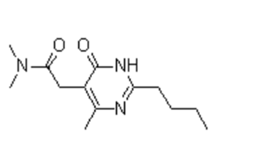 2-丁基-1,6-二氢-N,N,4-三甲基-6-氧代-5-嘧啶乙酰胺