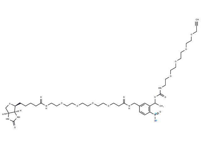 化合物 Biotin-PEG4-PC-PEG4-alkyne|T17586|TargetMol