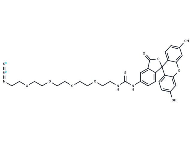 化合物 Fluorescein-thiourea-PEG4-azide|T15298|TargetMol