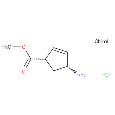 (1S,4R)-4-甲基环戊-2-烯甲酸甲酯盐酸盐