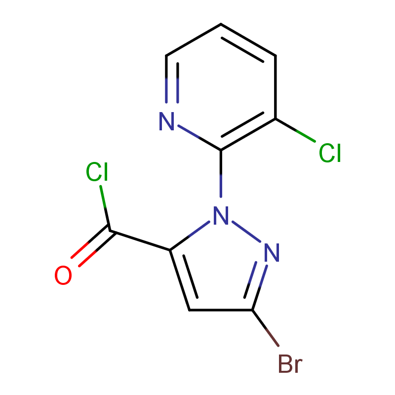 3-溴-1-(3-氯吡啶-2-基)-1H-吡唑-5-甲酰氯 943982-60-3