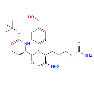 ((S)-1-(((S)-1-((4-(羟甲基)苯基)氨基)-1-氧代-5-脲基戊-2-基)氨基)-3-甲基-1-氧代丁-2-基)氨基甲酸叔丁酯