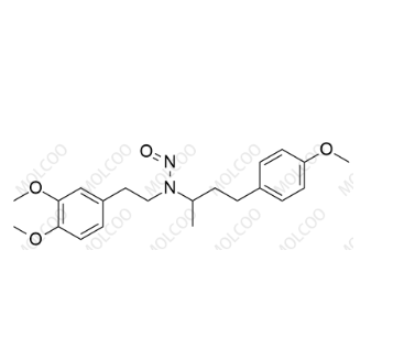 N-亚硝基多巴酚丁胺杂质;	C21H28N2O4 